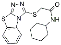 2-(BENZO[4,5]THIAZOLO[2,3-C][1,2,4]TRIAZOL-3-YLSULFANYL)-N-CYCLOHEXYL-ACETAMIDE