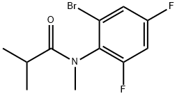 N-(2-BROMO-4,6-DIFLUOROPHENYL)-2-METHYL-N-METHYLPROPANAMIDE Struktur