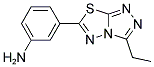 3-(3-ETHYL[1,2,4]TRIAZOLO[3,4-B][1,3,4]THIADIAZOL-6-YL)ANILINE Struktur