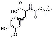 (S)-N-ALPHA-T-BUTYLOXYCARBONYL-3-METHOXY-TYROSINE Struktur