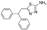 5-(2,2-DIPHENYL-ETHYL)-[1,3,4]THIADIAZOL-2-YLAMINE Struktur