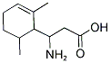 3-AMINO-3-(2,6-DIMETHYL-CYCLOHEX-2-ENYL)-PROPIONIC ACID Struktur