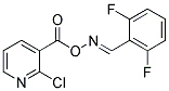 2-CHLORO-3-[(([(2,6-DIFLUOROPHENYL)METHYLENE]AMINO)OXY)CARBONYL]PYRIDINE Struktur