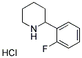 2-(2-FLUOROPHENYL) PIPERIDINE HYDROCHLORIDE Struktur