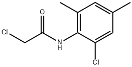 2-CHLORO-N-(2-CHLORO-4,6-DIMETHYLPHENYL)ACETAMIDE Struktur