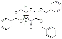 BENZYL 2-O-BENZYL-4,6-O-BENZYLIDENE-A-D-MANNOPYRANOSIDE Struktur