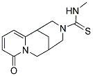 N-METHYL-6-OXO-7,11-DIAZATRICYCLO[7.3.1.0~2,7~]TRIDECA-2,4-DIENE-11-CARBOTHIOAMIDE Struktur