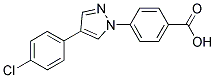 4-[4-(4-CHLOROPHENYL)-1H-PYRAZOL-1-YL]BENZOIC ACID Struktur