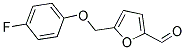 5-(4-FLUORO-PHENOXYMETHYL)-FURAN-2-CARBALDEHYDE Struktur