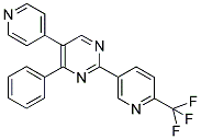 4-PHENYL-5-(PYRIDIN-4-YL)-2-(6-(TRIFLUOROMETHYL)PYRIDIN-3-YL)PYRIMIDINE