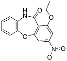 1-ETHOXY-3-NITRODIBENZO[B,F][1,4]OXAZEPIN-11(10H)-ONE Struktur