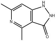 4,6-DIMETHYL-1,2-DIHYDRO-PYRAZOLO[4,3-C]PYRIDIN-3-ONE Struktur