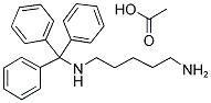 N-1-TRITYL-1,5-DIAMINOPENTANE ACOH Struktur