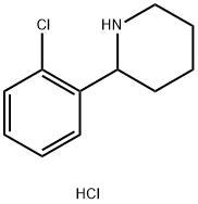 2-(2-CHLOROPHENYL)PIPERIDINE HYDROCHLORIDE Struktur