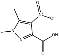 1,5-DIMETHYL-4-NITRO-1 H-PYRAZOLE-3-CARBOXYLIC ACID Struktur