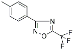 3-(4-METHYLPHENYL)-5-(TRIFLUOROMETHYL)-1,2,4-OXADIAZOLE Struktur