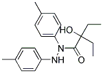 2-ETHYL-2-HYDROXY-N,N'-BIS(4-METHYLPHENYL)BUTANOHYDRAZIDE Struktur