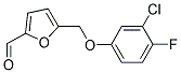 5-(3-CHLORO-4-FLUORO-PHENOXYMETHYL)-FURAN-2-CARBALDEHYDE Struktur