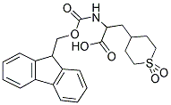 2-N-FMOC-AMINO-3-[4(1,1-DIOXO-TETRAHYDROTHIOPYRANYL)]PROPIONIC ACID Struktur