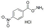 P-NITROBENZOYLOXYAMINE HCL Struktur