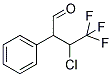 3-CHLORO-4,4,4-TRIFLUORO-2-PHENYLBUTANAL Struktur