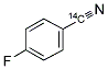 4-FLUOROBENZONITRILE, [NITRILE-14C] Struktur