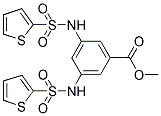 3,5-BIS-(THIOPHENE-2-SULFONYLAMINO)-BENZOIC ACID METHYL ESTER Struktur