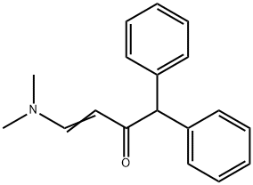 4-(DIMETHYLAMINO)-1,1-DIPHENYL-3-BUTEN-2-ONE Struktur