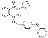 1-[(4-PHENOXYBENZYL)OXY]-3-THIEN-2-YLQUINOXALIN-2(1H)-ONE 4-OXIDE Struktur