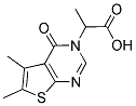 2-(5,6-DIMETHYL-4-OXO-4H-THIENO[2,3-D]PYRIMIDIN-3-YL)-PROPIONIC ACID Struktur