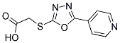 [(5-PYRIDIN-4-YL-1,3,4-OXADIAZOL-2-YL)THIO]ACETIC ACID Struktur