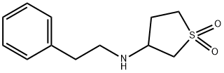 (1,1-DIOXO-TETRAHYDROTHIOPHEN-3-YL)-PHENETHYL-AMINE Struktur