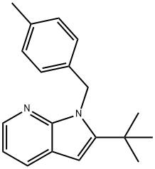 2-(TERT-BUTYL)-1-(4-METHYLBENZYL)-1H-PYRROLO[2,3-B]PYRIDINE Struktur