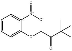 3,3-DIMETHYL-1-(2-NITROPHENOXY)-2-BUTANONE Struktur