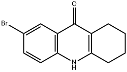 7-BROMO-1,3,4,10-TETRAHYDRO-2H-ACRIDIN-9-ONE Struktur