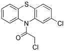 2-CHLORO-1-(2-CHLORO-PHENOTHIAZIN-10-YL)-ETHANONE Struktur