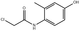 2-CHLORO-N-(4-HYDROXY-2-METHYL-PHENYL)-ACETAMIDE Struktur