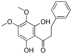 1-(2,6-DIHYDROXY-3,4-DIMETHOXY-PHENYL)-3-PHENYL-PROPAN-1-ONE Struktur