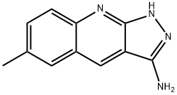 6-METHYL-1H-PYRAZOLO[3,4-B]QUINOLIN-3-YLAMINE Struktur