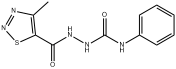 2-[(4-METHYL-1,2,3-THIADIAZOL-5-YL)CARBONYL]-N-PHENYL-1-HYDRAZINECARBOXAMIDE Struktur