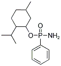 2-ISOPROPYL-5-METHYLCYCLOHEXYL P-PHENYLPHOSPHONAMIDOATE Struktur