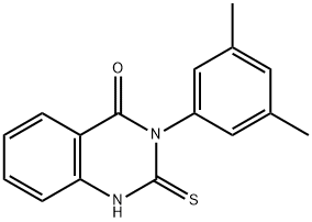 3-(3,5-DIMETHYL-PHENYL)-2-MERCAPTO-3H-QUINAZOLIN-4-ONE Struktur