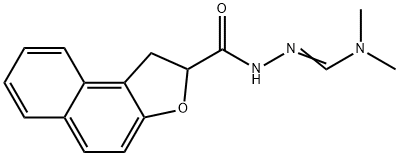 N'-(1,2-DIHYDRONAPHTHO[2,1-B]FURAN-2-YLCARBONYL)-N,N-DIMETHYLHYDRAZONOFORMAMIDE Struktur