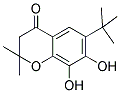 6-(TERT-BUTYL)-7,8-DIHYDROXY-2,2-DIMETHYL-2,3-DIHYDRO-4H-CHROMEN-4-ONE Struktur