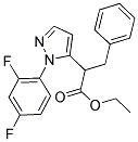 ETHYL 2-[1-(2,4-DIFLUOROPHENYL)-1H-PYRAZOL-5-YL]-3-PHENYLPROPANOATE Struktur