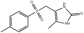 4-METHYL-5-([(4-METHYLPHENYL)SULFONYL]METHYL)-1,3-DIHYDRO-2H-IMIDAZOL-2-ONE Struktur