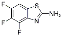 4,5,6-TRIFLUORO-BENZOTHIAZOL-2-YLAMINE Struktur