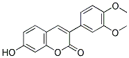 3(3',4'-DIMETHOXYPHENYL)-7-HYDROXYCOUMARIN Struktur