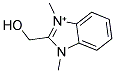 2-(HYDROXYMETHYL)-1,3-DIMETHYL-1H-3,1-BENZIMIDAZOL-3-IUM Struktur