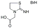 (2-IMINO-1,3-THIAZOLIDIN-3-YL)ACETIC ACID HYDROBROMIDE Struktur